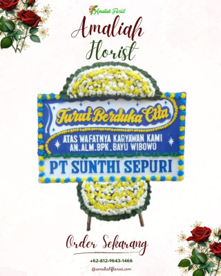 Papan Bunga Duka di Rappocini
