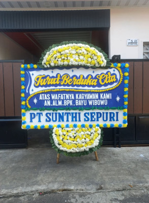 Papan Bunga Duka di Rappocini