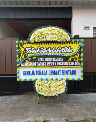 Papan Bunga Duka di Rappocini
